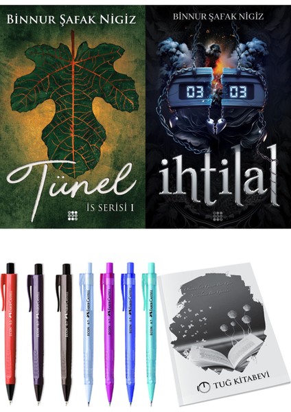 İhtilal 2 Zede ve Dokuz Yayınları İs Serisi 1 Tünel Binnur Şafak Nigiz + Hediyeli