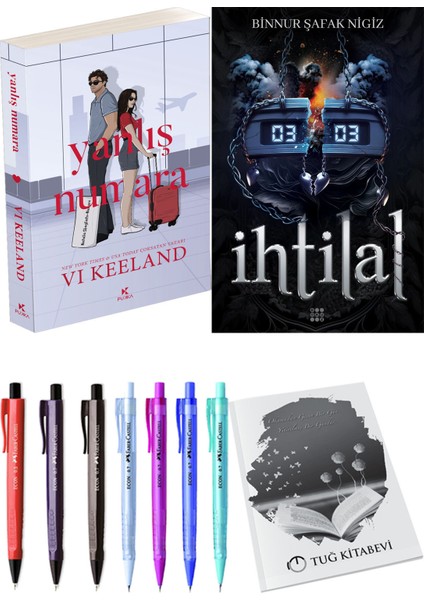 İhtilal 2 Zede ve Yanlış Numara Vı Keeland 2'li Set + Hediyeli