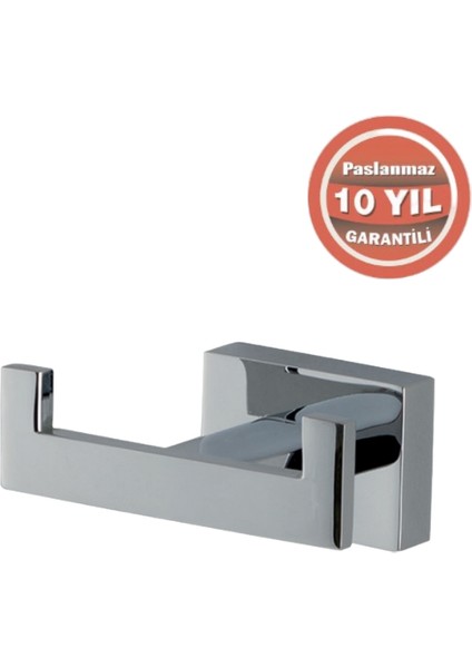 Paslanmaz Pirinç Kenzo 2’li Askılık