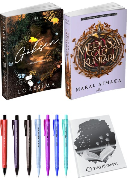 Medusanın Ölü Kumları 3 ve Ephesus Yayınları Gökçen 3 Loresima 2li Set