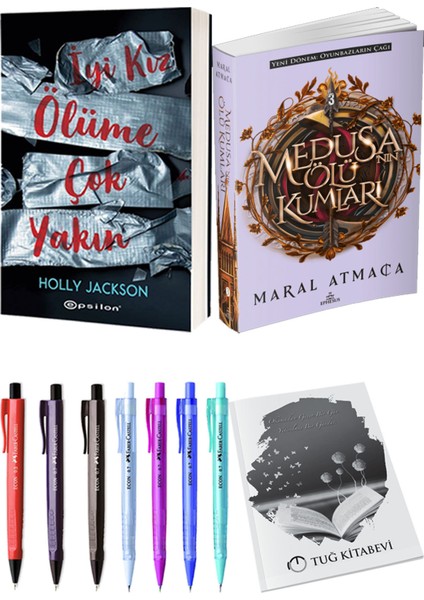 Medusanın Ölü Kumları 3 ve Epsilon Yayınevi Iyi Kız Ölüme Çok Yakın Holly Jackson 2'li Set + Hediyeli