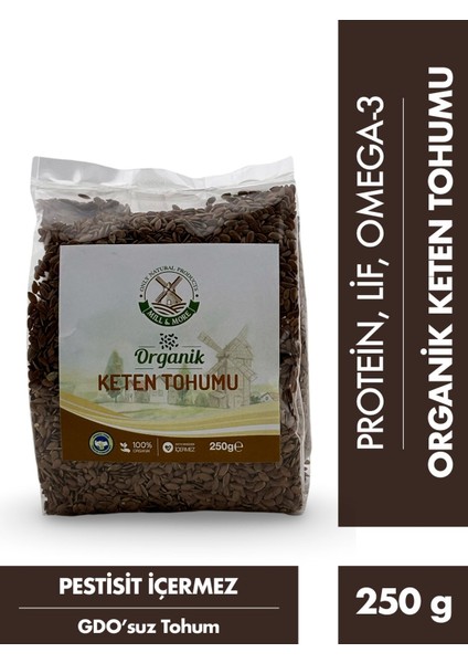 Organik Keten Tohumu 250 gr