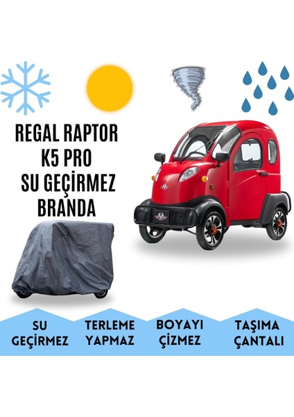 Regal Raptor Ecar K5 Long Araba Brandası Su Geçirmez Dört Mevsim Oto Çadır Mxdrblea1