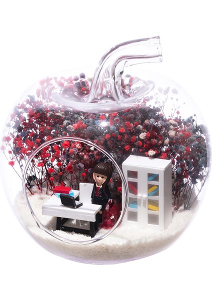 Teraryum Mini Yeni Iş Kadın Kumral-Cipsomiks--5