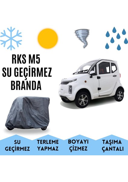 Rks M5 Araba Brandası Su Geçirmez Dört Mevsim Oto Çadır Mxdrblea2