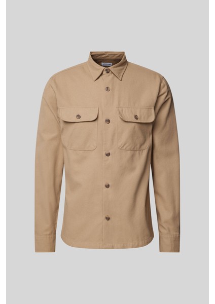 Erkek Jjdarren Flannel Gömlek Ls - Bej modelleri