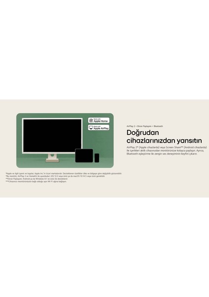 Webos 32 Inç 80 Ekran 60 Hz 8 MS IPS Fulhd Smart Monitör Tv+Logitech Kablosuz Klavye