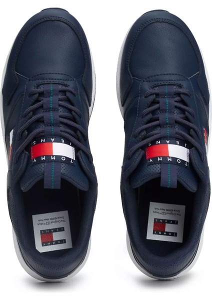 Erkek Tommy Jeans Flexı Runner Sneaker-Lacivert