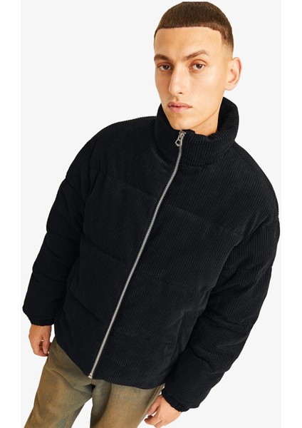 Erkek Jorbronx Corduroy Şişme Mont - Siyah modelleri