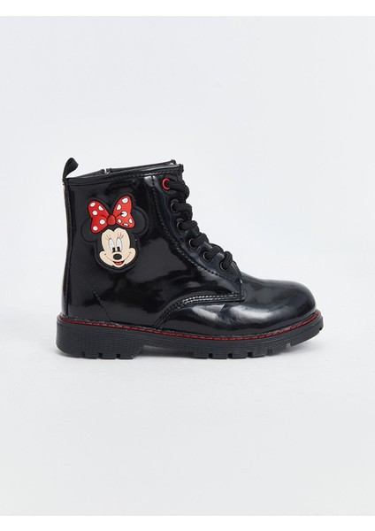 Lcw Steps Fermuarlı Minnie Mouse Baskılı Kız Çocuk Bot