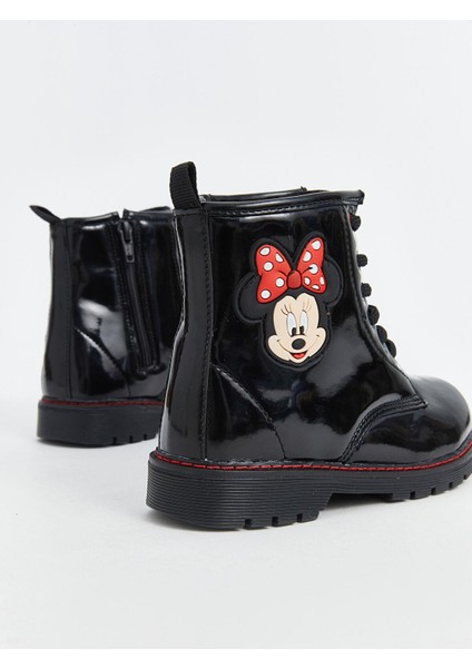 Lcw Steps Fermuarlı Minnie Mouse Baskılı Kız Çocuk Bot