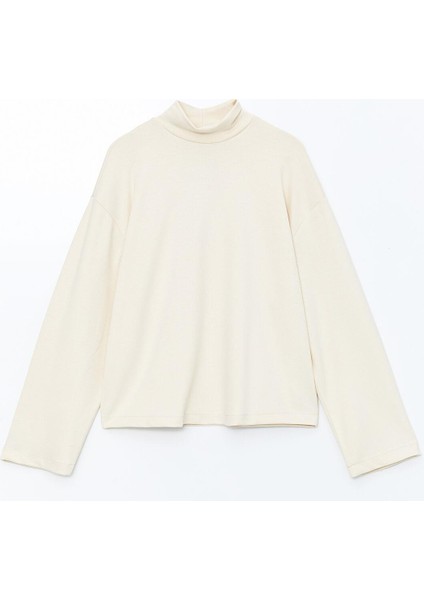 Lcw Vision Dik Yaka Oversize Kadın Sweatshirt indirimleri