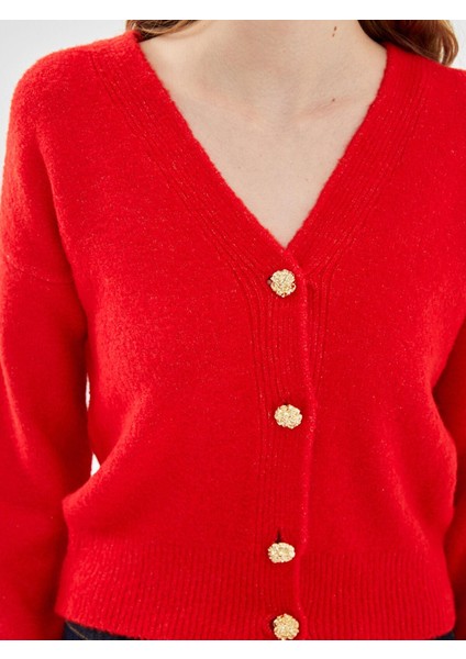 Lcw Vision V Yaka Kadın Triko Hırka modelleri