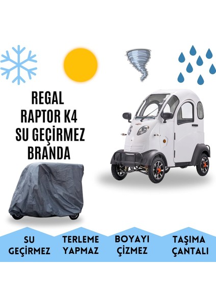 Regal Raptor K4 Araba Brandası Su Geçirmez Dört Mevsim Oto Çadır Mxdrblea1