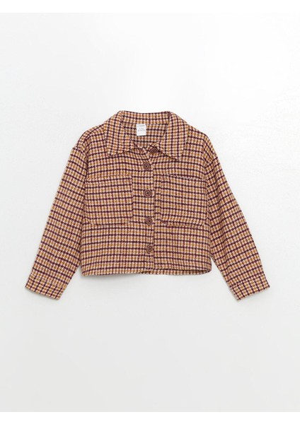 Lcw Kids Uzun Kollu Crop Ekose Desenli Kız Çocuk Ceket fiyatları