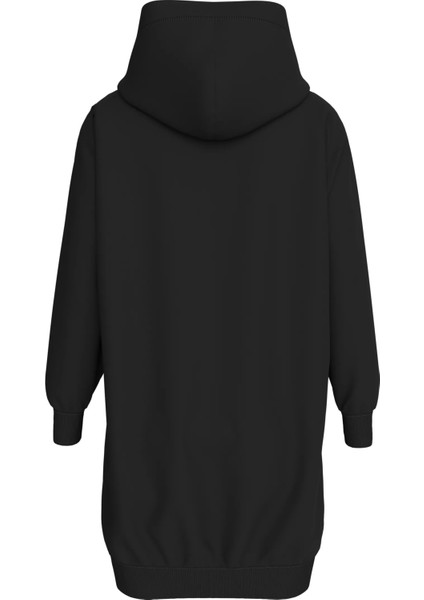 Kadın Chenille Monologo Kapüşonlu Elbise - Siyah modelleri