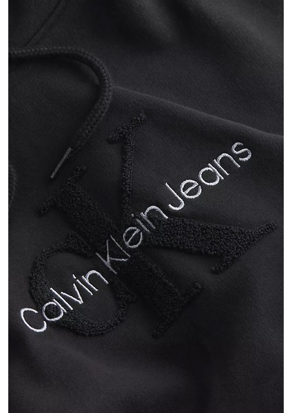 Kadın Chenille Monologo Kapüşonlu Elbise - Siyah indirimleri