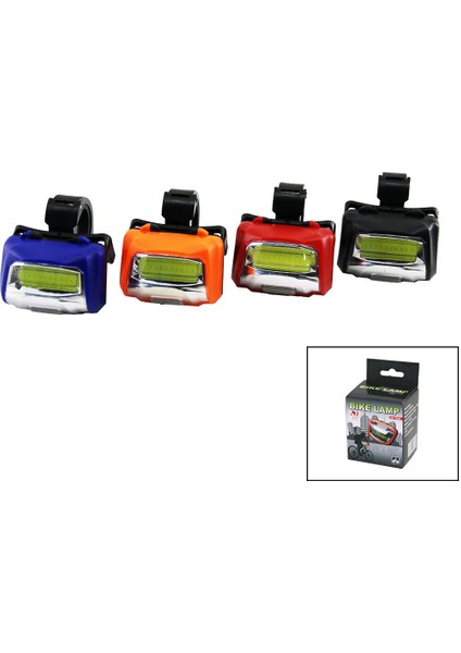 Bıke Lamp Pilli Bisiklet Lambası 3W - 200 Lummens - 20MT Aydınlatma (4738)