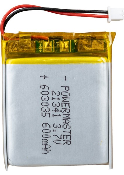 3.7 Volt 600 Mah Lityum Polimer Pil (4738)