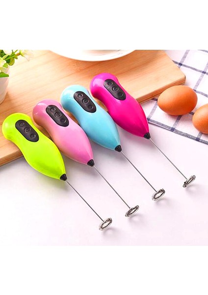 Mini Pilli Karıştırıcı ve Köpürtücü El Mikseri (4738)
