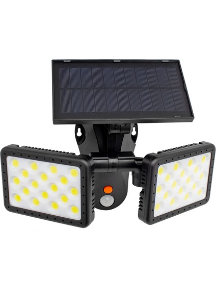W770B Sensörlü 36 Cob Ledli Solar Aydınlatmalı Duvar Lambası (4738)