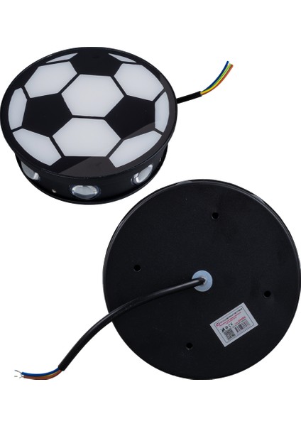 Gün Işığı - Mavi Futbol Topu Dekoratif LED Duvar Aplik (4738)
