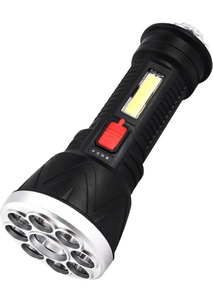 CL-W09 9+1 Ledli + Mini Disko Toplu Şarjlı El Feneri (4738)