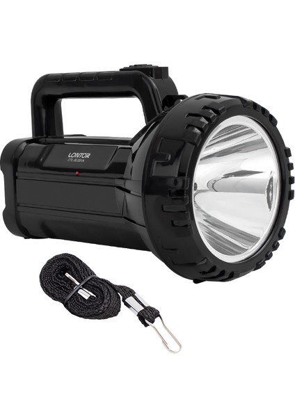 Iki Kademeli 1 Power Ledli 5 Watt Şarjlı Fener (4738)