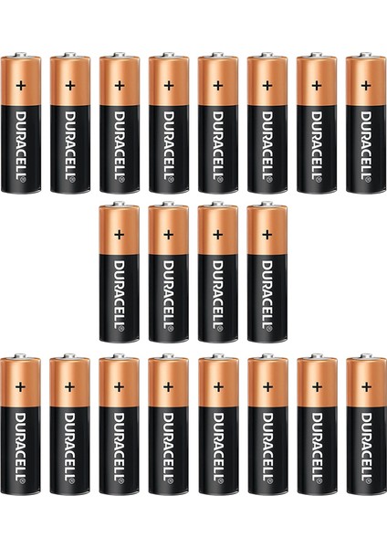 Duracell LR6/MN1500 1.5V Alkalin Aa Kalem Pil 20Lİ Kartela Paket Fiyat (2li Yırtmalı) (4738)
