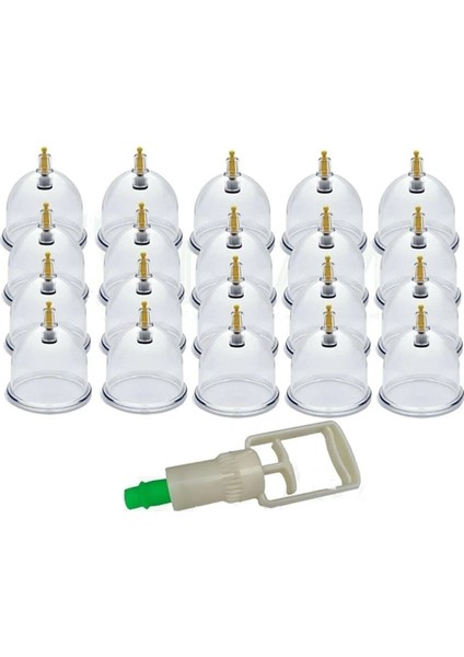 Hacamat Kupası 3 cm x 100 Adet + 1 Adet Vakum Pompası Hediyeli