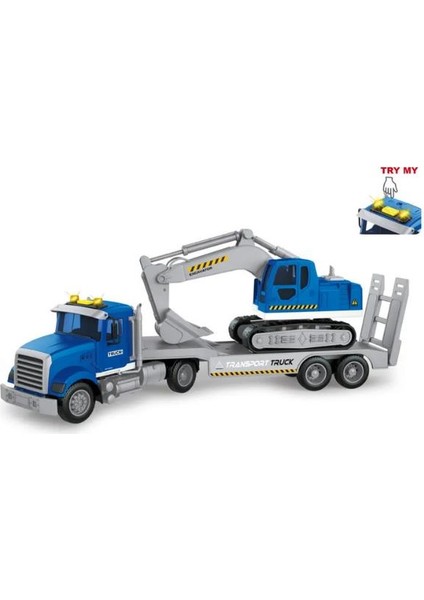 Sesli ve Işıklı Kepçe Taşıyıcı Tır - PY6811B