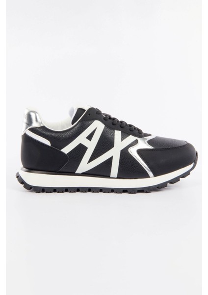 Kadın Armani Exchange Sneaker Ayakkabı - Siyah Beyaz fiyatları