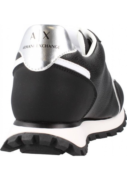 Kadın Armani Exchange Sneaker Ayakkabı - Siyah Beyaz fırsatları