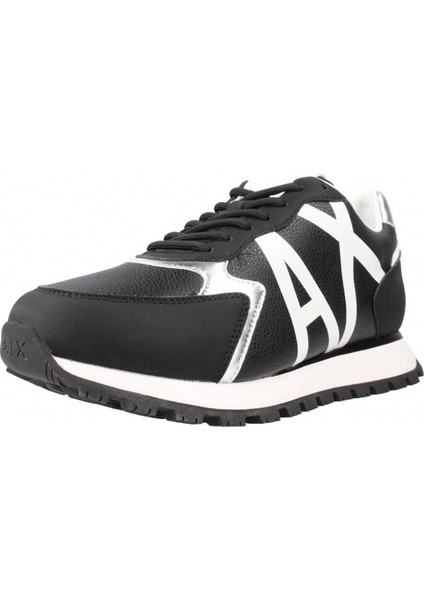 Kadın Armani Exchange Sneaker Ayakkabı - Siyah Beyaz indirimleri