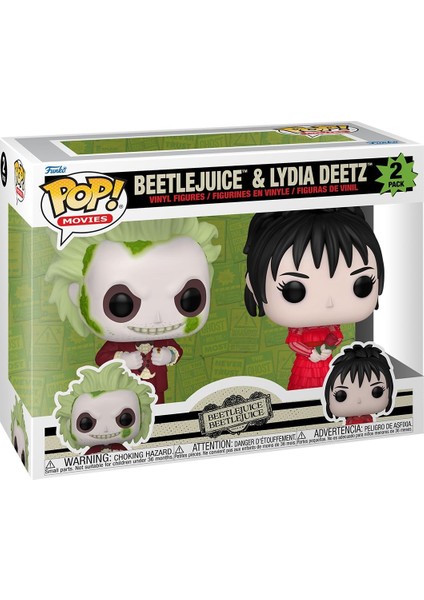 Funko Pop! Movies: Beetlejuice Beetlejuice - Beetlejuice And Lydia Deetz, 2-Pack