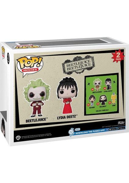 Funko Pop! Movies: Beetlejuice Beetlejuice - Beetlejuice And Lydia Deetz, 2-Pack