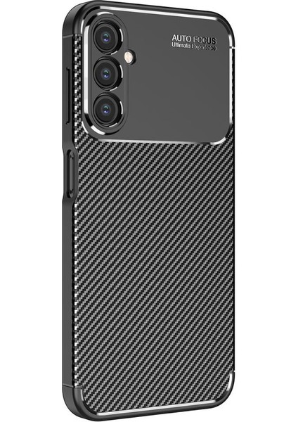 Samsung Galaxy M34 5g Kılıf Kamera Korumalı Fiber Tasarım Silikon Kapak