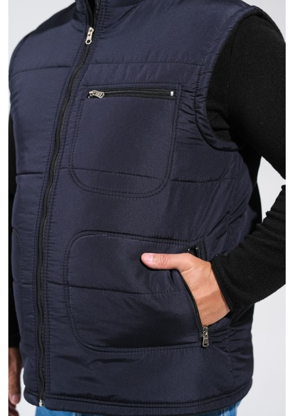 4 Cepli Içi Polarlı 6 Renk 9 Beden Kışlık Yelek modelleri