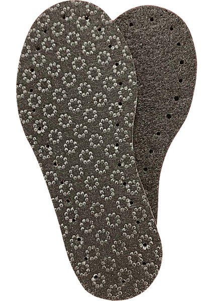 Hobi Örgü Panduf Patik Tabanı Kaydırmaz -Eva-Yün Keçe 3 Katlı Delikli Patik Tabanlığı 1 Çift Siyah fırsatları