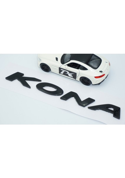 Kona Bagaj 3m 3D Siyah Abs Yazı Logo Hyundai Ile Uyumlu modelleri