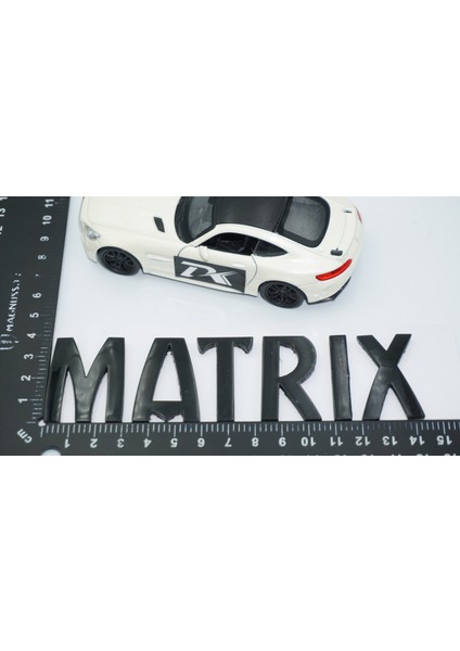 Matrix Bagaj 3m 3D Siyah Abs Yazı Logo Hyundai Ile Uyumlu
