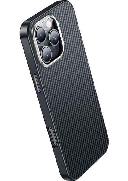 iPhone 16 Pro Max Uyumlu Knight Kevlar Magsafe Telefon Kılıfı