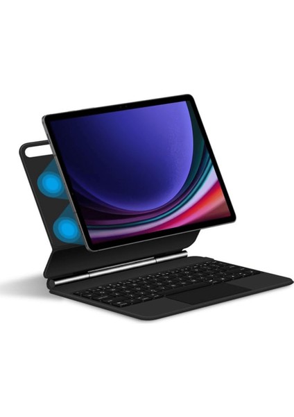 Galaxy X700 Tab S8 Uyumlu 11 Inç Ledli Klavyeli Magnetik Tablet Kılıfı modelleri