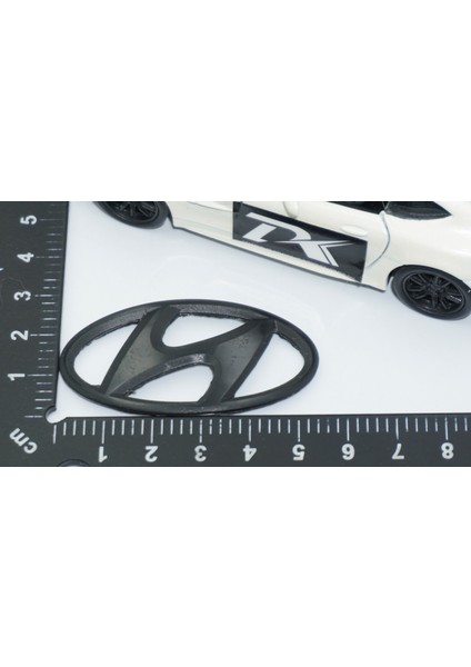 Tuning Hyundai Direksiyon Göbeği Siyah Logo 5,5 cm