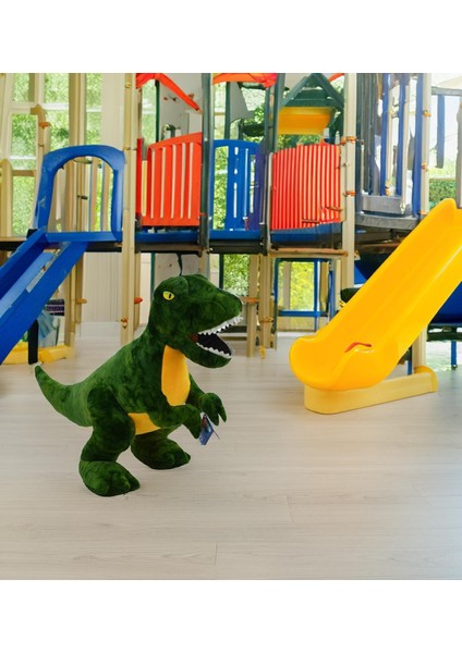 Peluş T-Rex Dinazor Peluş Oyuncak Yastık Oyuncak Uyku ve Oyun Arkadaşı 40 cm