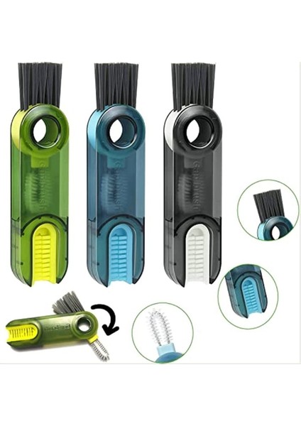 3 Fonksiyonlu Çok Amaçlı Termos Biberon Temizleme Fırçası fırsatları