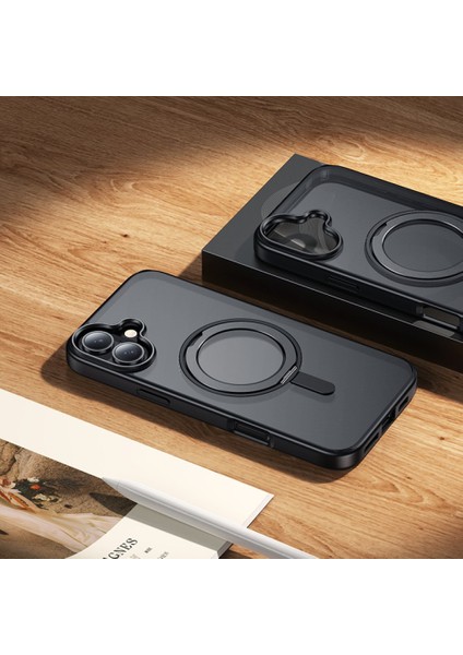 iPhone 16 Uyumlu Rotating Magsafe Standlı Kapak