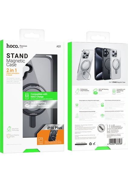 iPhone 16 Uyumlu Rotating Magsafe Standlı Kapak