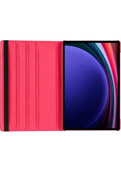 Galaxy Tab S10 Ultra Uyumlu 14,6 Inç Fuchsia 360 Dönebilen Standlı Kılıf