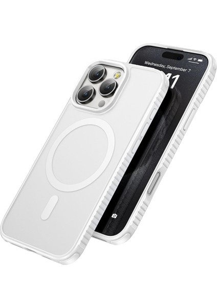 iPhone 16 Pro Uyumlu Armour Antishock Protective Magsafe Telefon Kılıfı